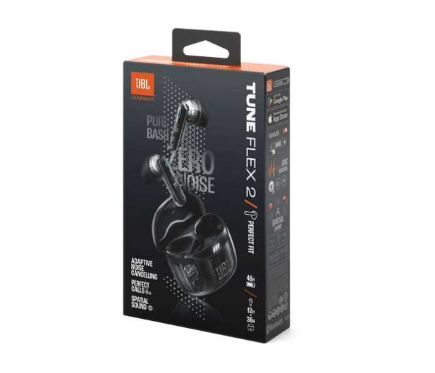 JBL Tune Flex 2 Ghost Black - 1263238 - zdjęcie 10